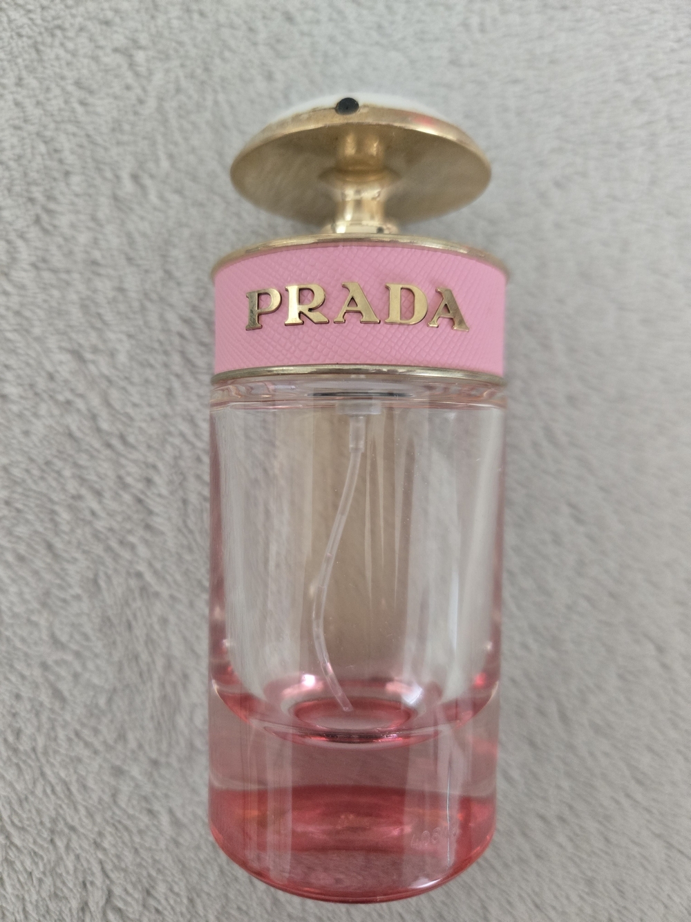 4/$20 Collectors Fragrance Bottle Of Prada- Pink + Gold Bottle Only